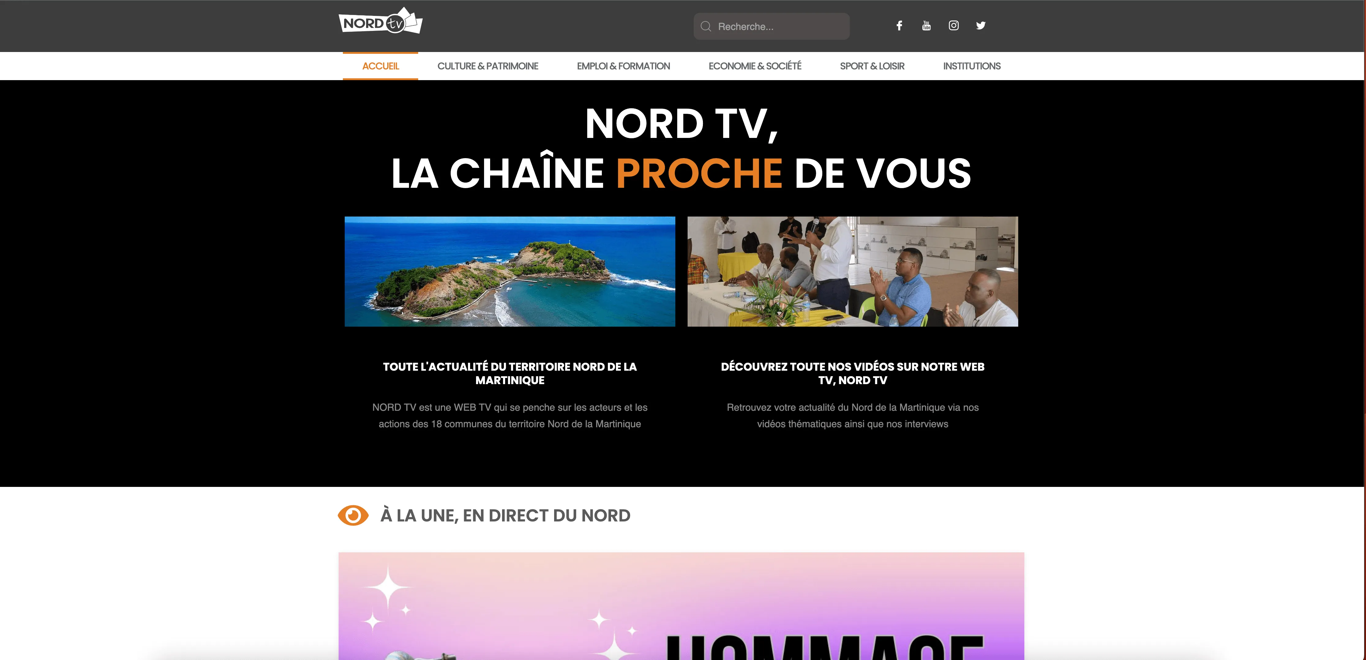 site de la web tv